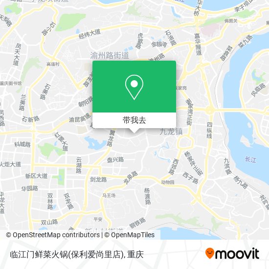 临江门鲜菜火锅(保利爱尚里店)地图