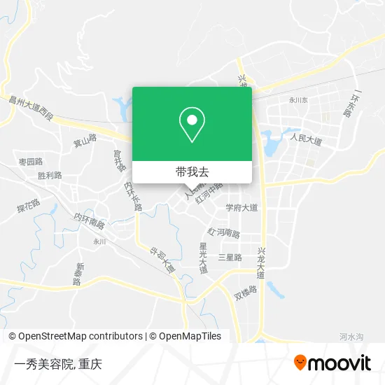 一秀美容院地图