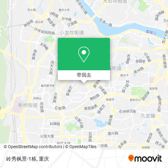 岭秀枫景-1栋地图