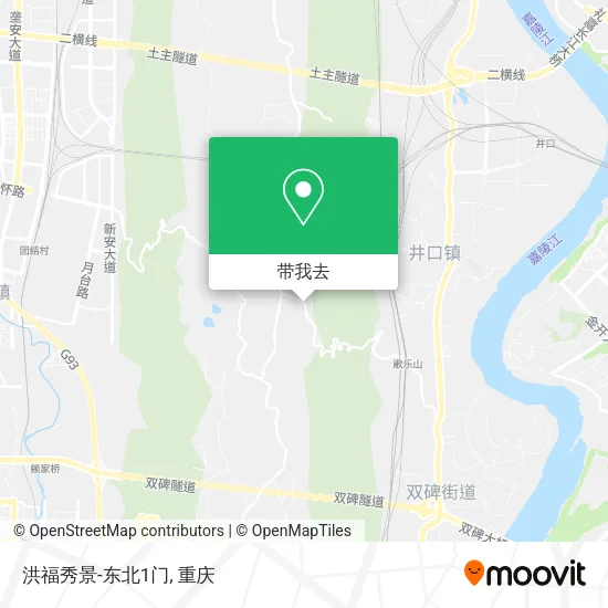 洪福秀景-东北1门地图