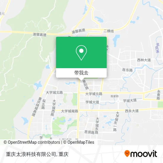 重庆太浪科技有限公司地图