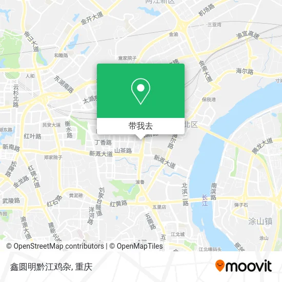 鑫圆明黔江鸡杂地图