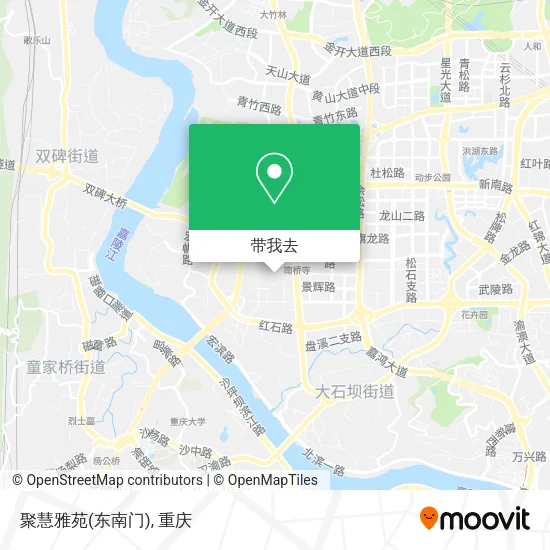 聚慧雅苑(东南门)地图