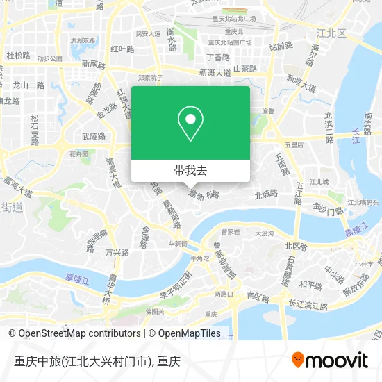 重庆中旅(江北大兴村门市)地图