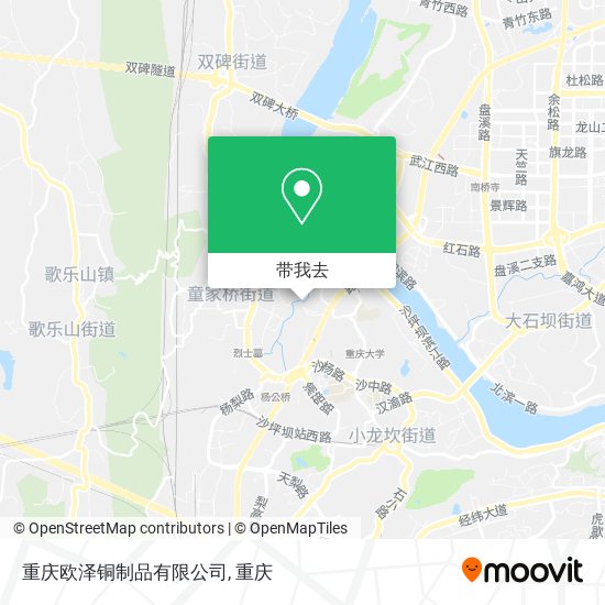 重庆欧泽铜制品有限公司地图