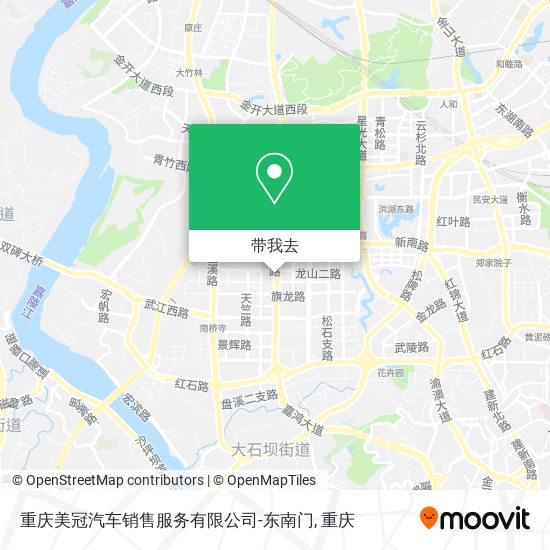 重庆美冠汽车销售服务有限公司-东南门地图
