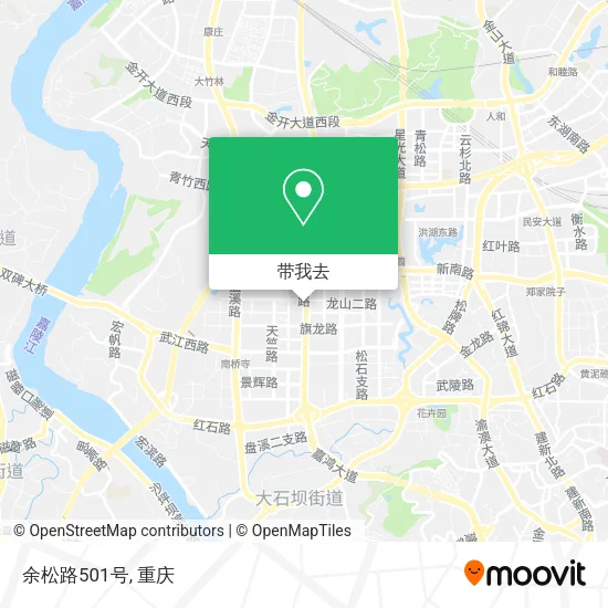 余松路501号地图