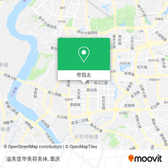 溢美莲华美容美体地图