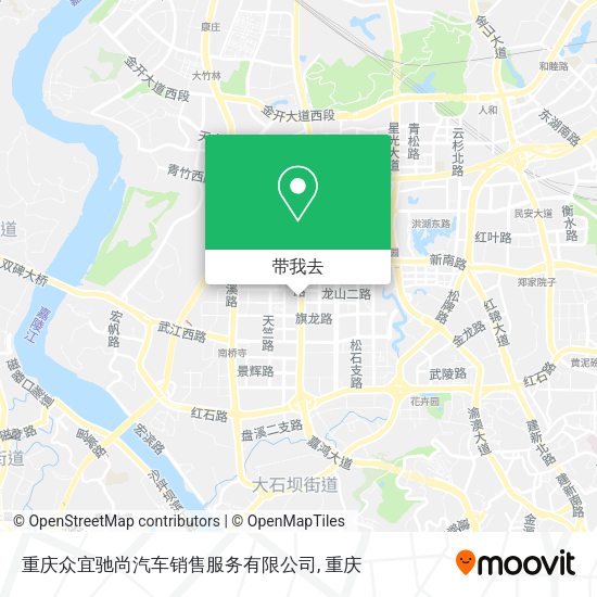 重庆众宜驰尚汽车销售服务有限公司地图