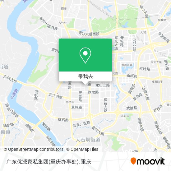 广东优派家私集团(重庆办事处)地图