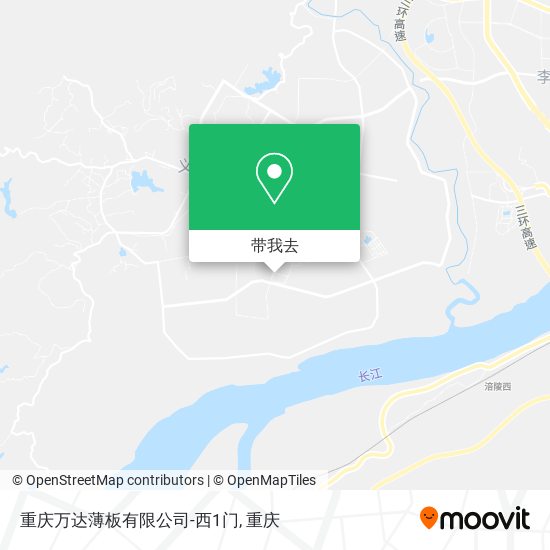 重庆万达薄板有限公司-西1门地图