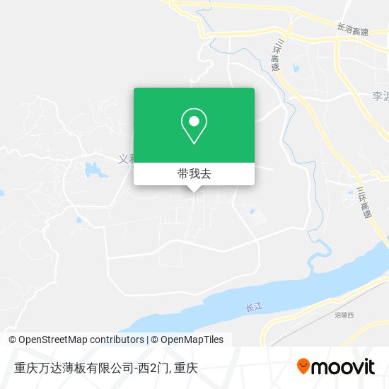 重庆万达薄板有限公司-西2门地图