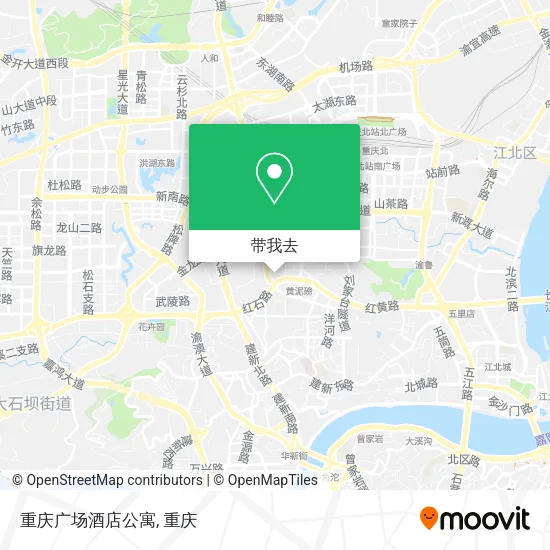 重庆广场酒店公寓地图