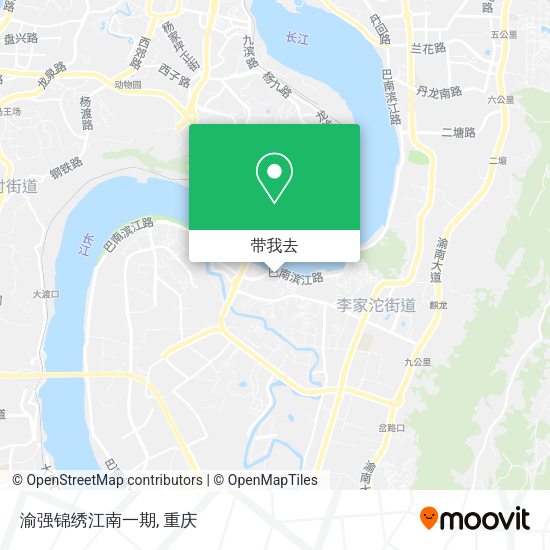 渝强锦绣江南一期地图