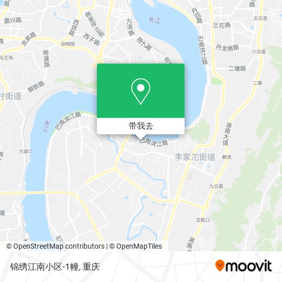 锦绣江南小区-1幢地图