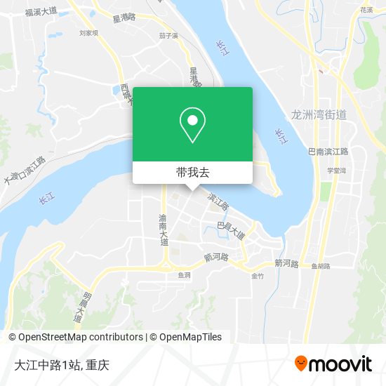大江中路1站地图