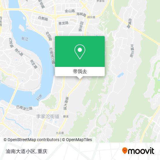 渝南大道小区地图