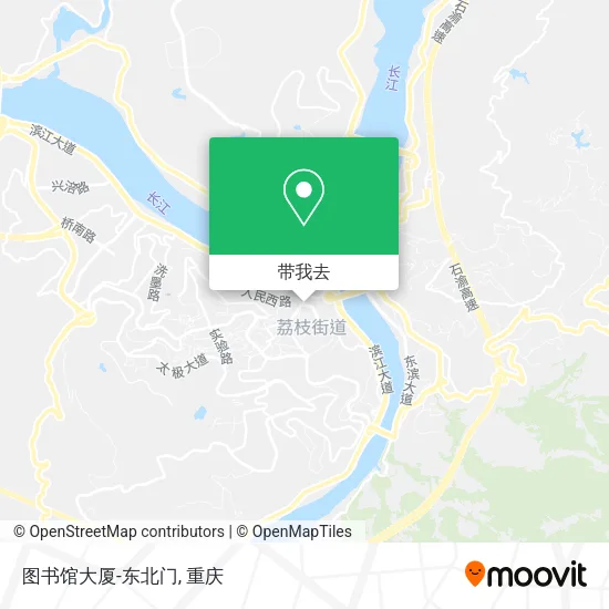 图书馆大厦-东北门地图