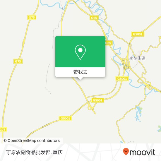 守原农副食品批发部地图