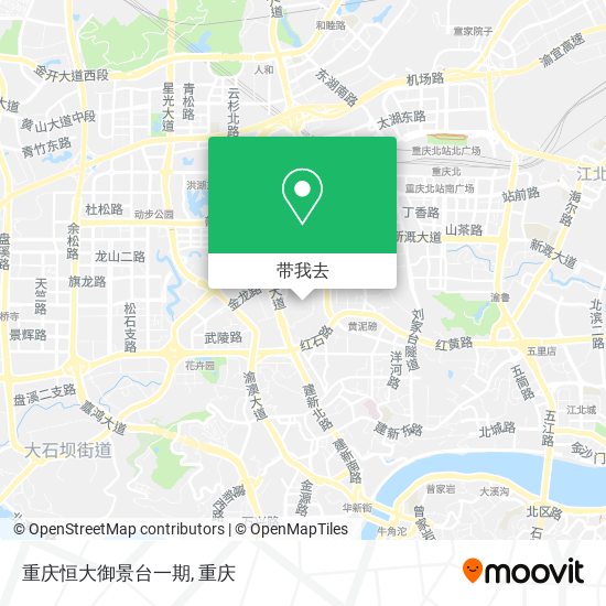 重庆恒大御景台一期地图