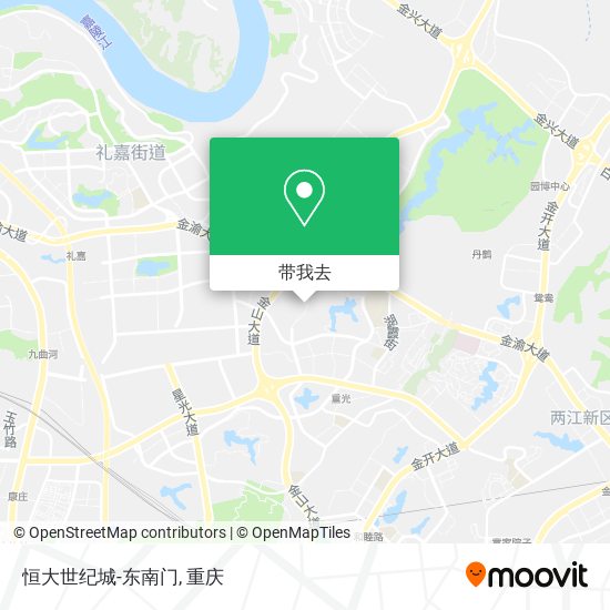 恒大世纪城-东南门地图