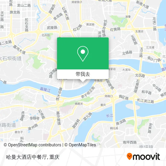 哈曼大酒店中餐厅地图