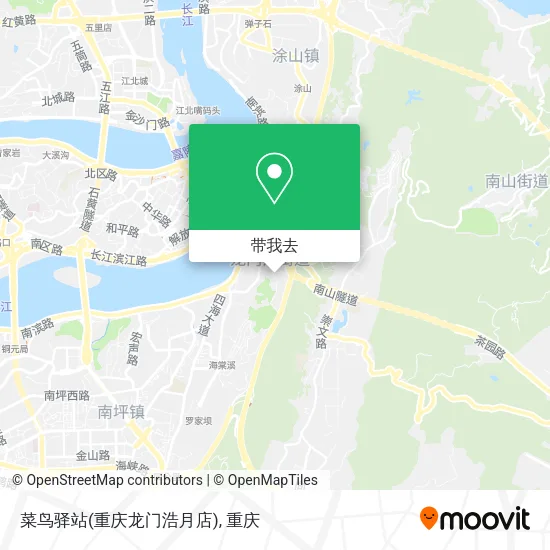 菜鸟驿站(重庆龙门浩月店)地图