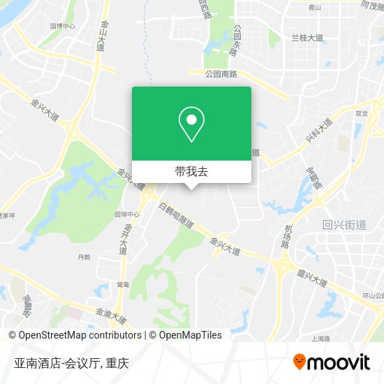 亚南酒店-会议厅地图