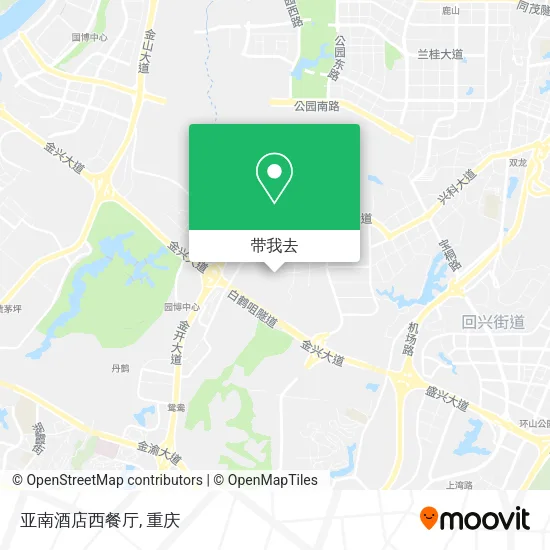 亚南酒店西餐厅地图