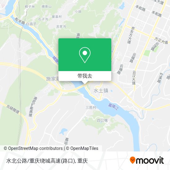 水北公路/重庆绕城高速(路口)地图