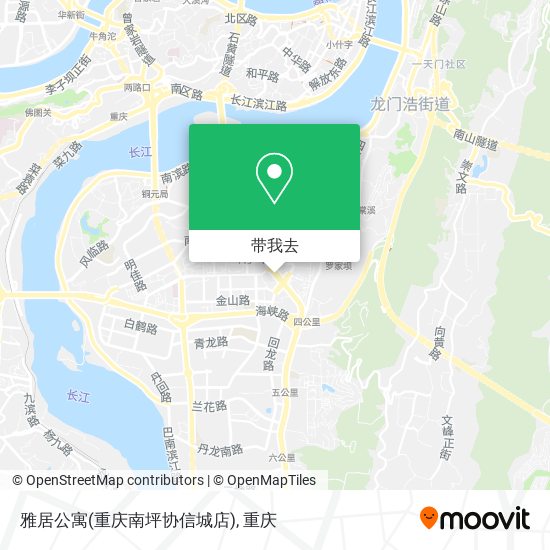 雅居公寓(重庆南坪协信城店)地图