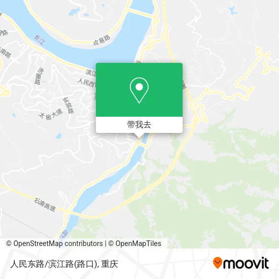 人民东路/滨江路(路口)地图