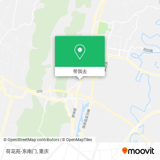 荷花苑-东南门地图