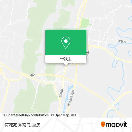 荷花苑-东南门地图