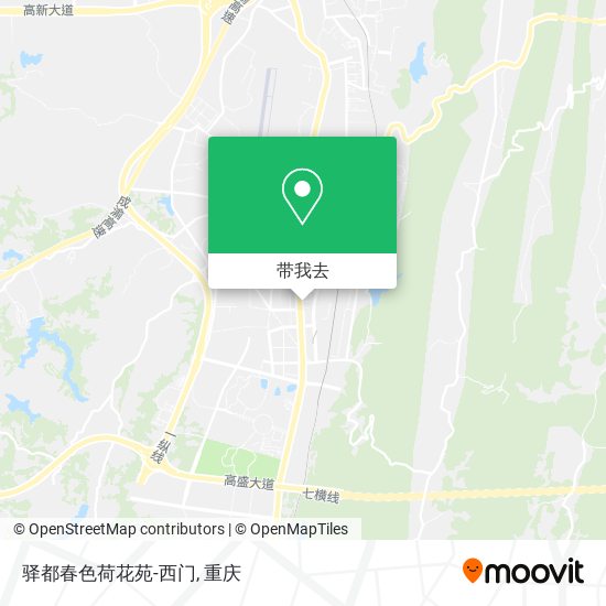 驿都春色荷花苑-西门地图