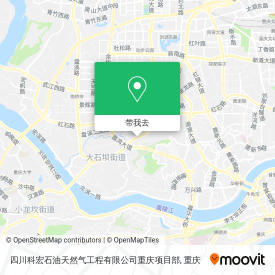 四川科宏石油天然气工程有限公司重庆项目部地图