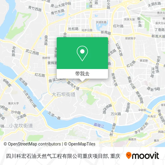 四川科宏石油天然气工程有限公司重庆项目部地图