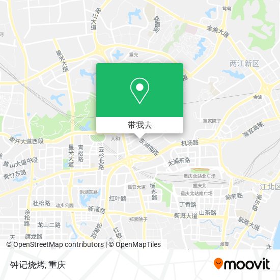 钟记烧烤地图