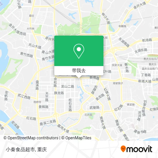 小秦食品超市地图