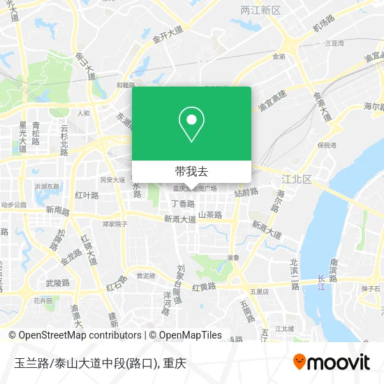 玉兰路/泰山大道中段(路口)地图