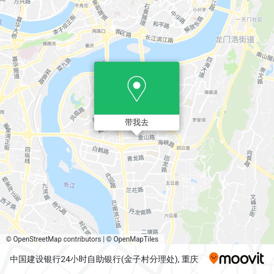 中国建设银行24小时自助银行(金子村分理处)地图