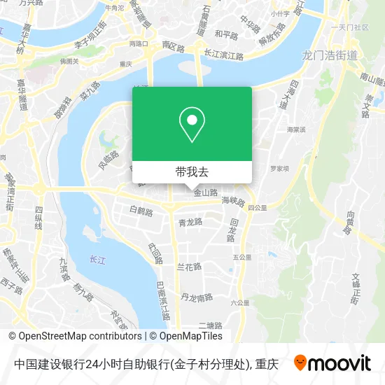 中国建设银行24小时自助银行(金子村分理处)地图