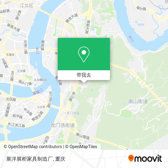 展洋展柜家具制造厂地图