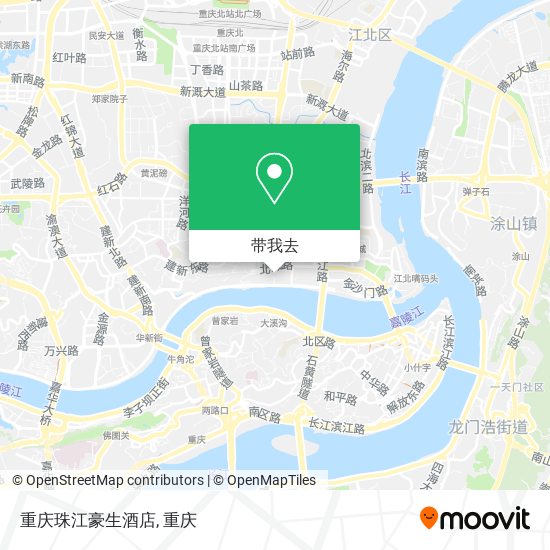 重庆珠江豪生酒店地图