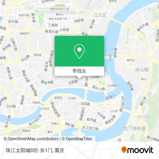 珠江太阳城D区-东1门地图
