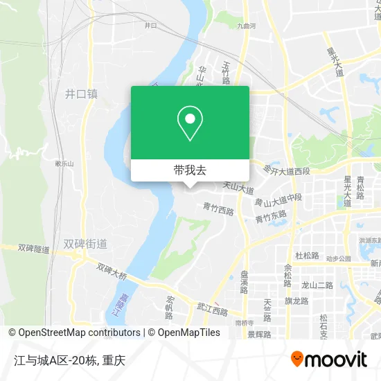 江与城A区-20栋地图