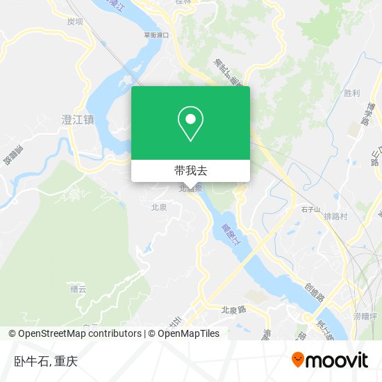 卧牛石地图