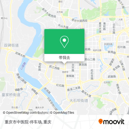 重庆市中医院-停车场地图