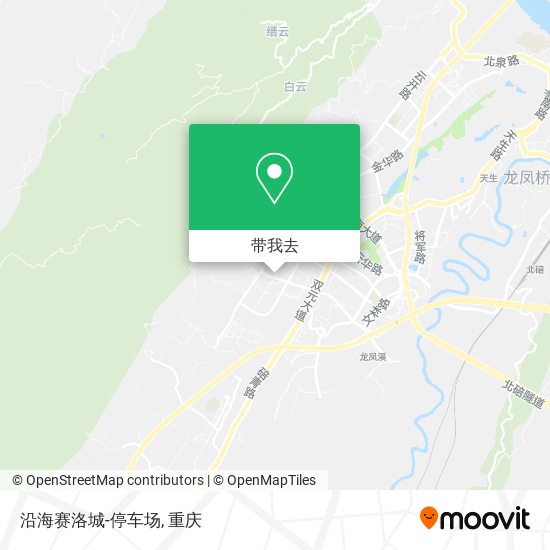 沿海赛洛城-停车场地图