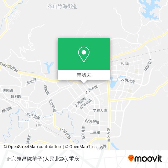 正宗隆昌陈羊子(人民北路)地图